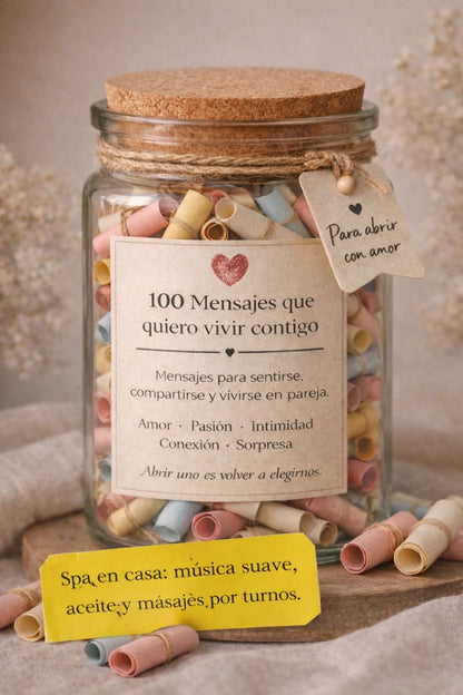 100 Mensajes para Vivir en Pareja