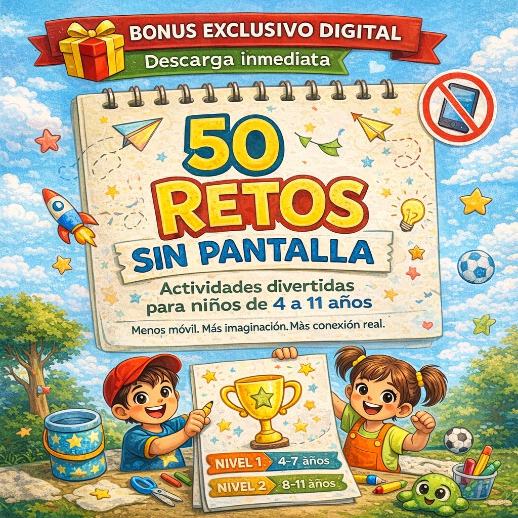 🎁 Regalo Digital: 50 Retos Sin Pantalla