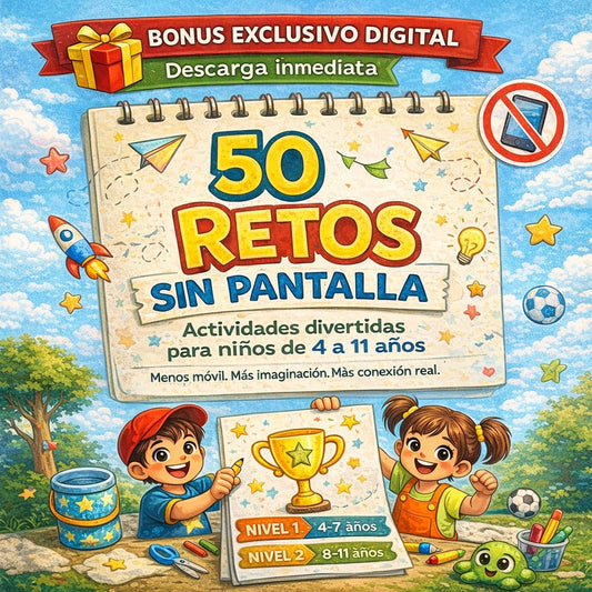 🎁 Regalo Digital: 50 Retos Sin Pantalla
